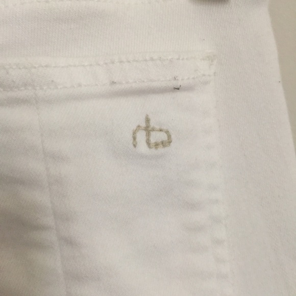 Rag & Bone The Skinny Jean In White- Size 26 - Picture 4 of 8